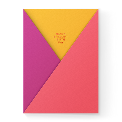 Card - Brilliant Birthday Pocket