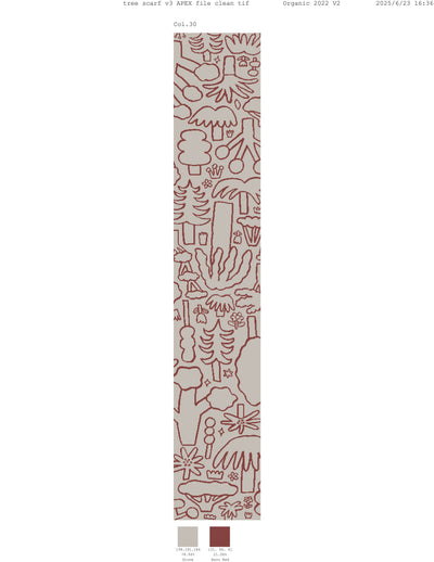 The Woods Are Calling - Knit Scarf - Made in USA: Magnolia in Merino Wool