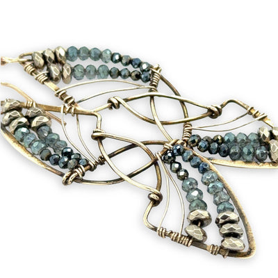 Earrings - Shooting Star Pyrite