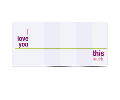 Fold-Out Card - This Much Love