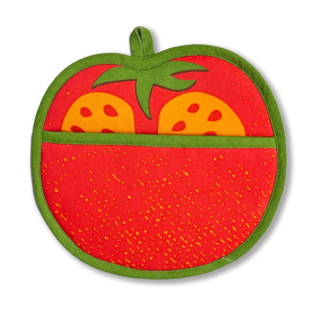 Pot Holder w/ Pocket - Tomato