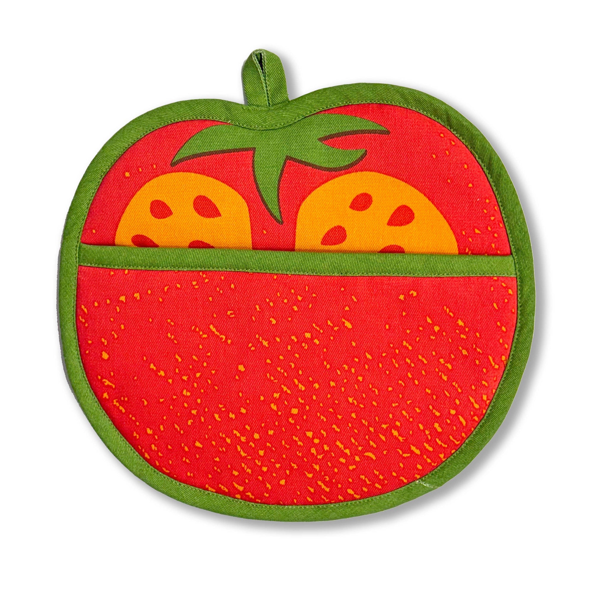Pot Holder w/ Pocket - Tomato