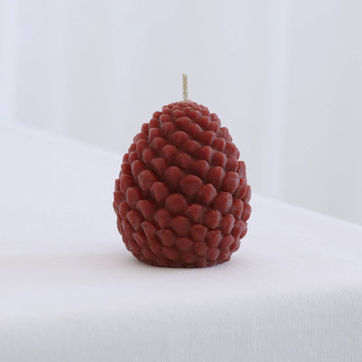 Sculpted Beeswax Pine Cones