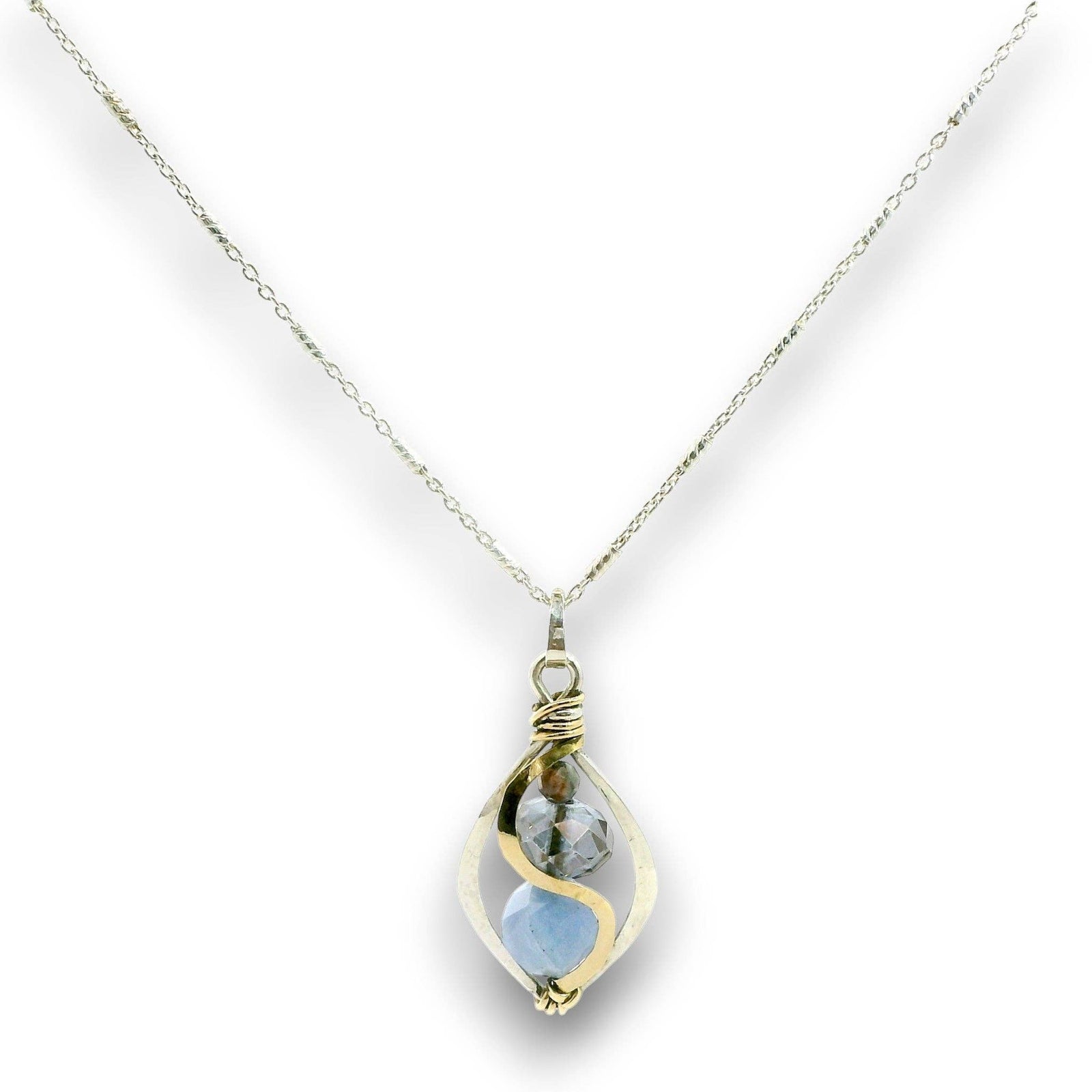 Necklace - Equal Measure Aquamarine Pendant