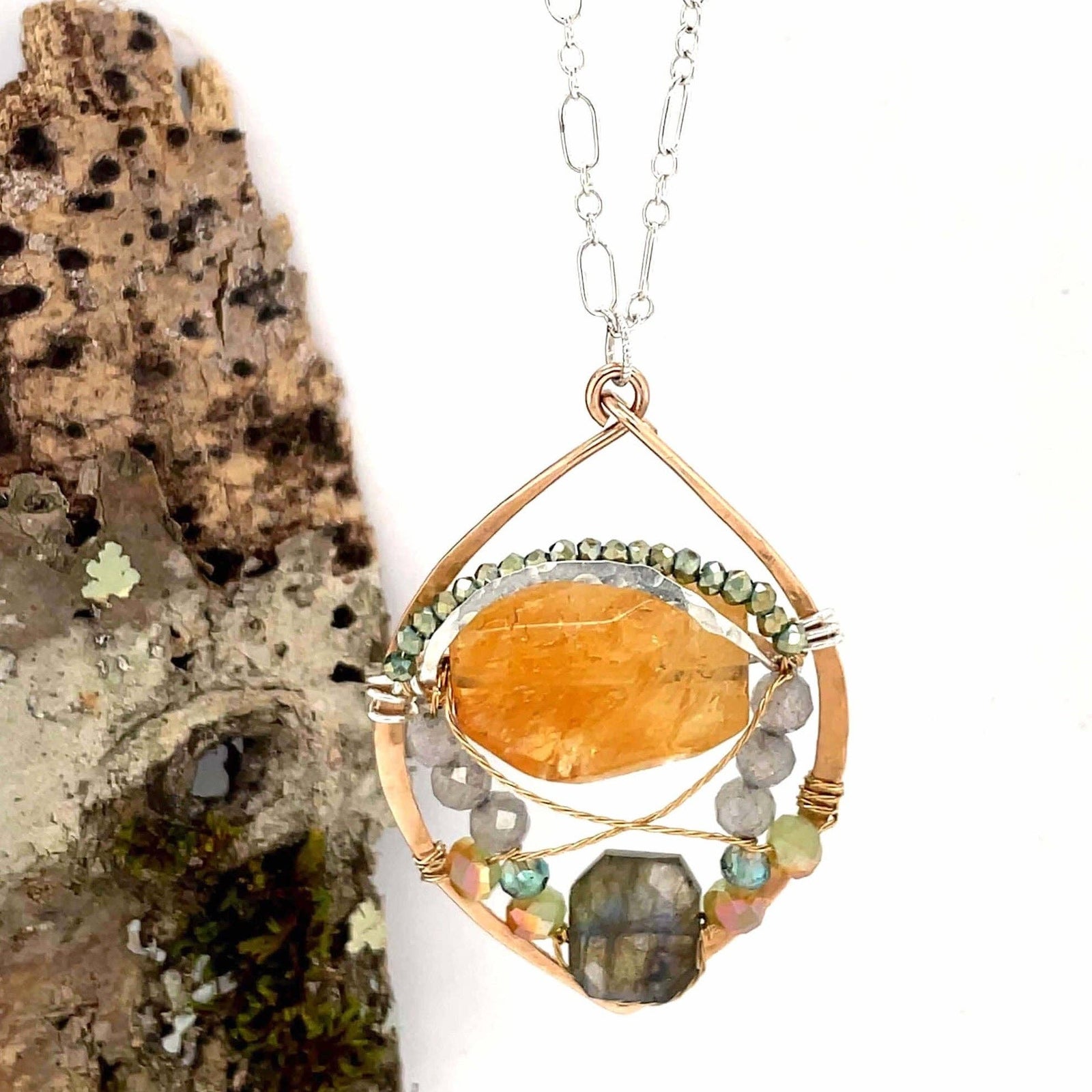 Necklace - Sunshine Drop Citrine
