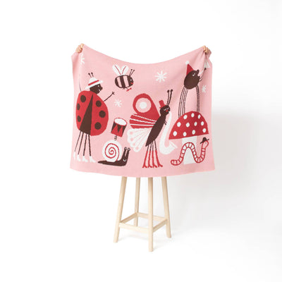 Bug Band - Knit Baby & Kid's Blanket - Cotton - Made in USA: Fall in Organic Cotton
