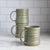 Diner Inspired Mug in Sage Green