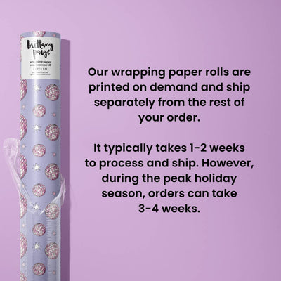 Wrapping Paper - Dirty Olive Martini Birthday