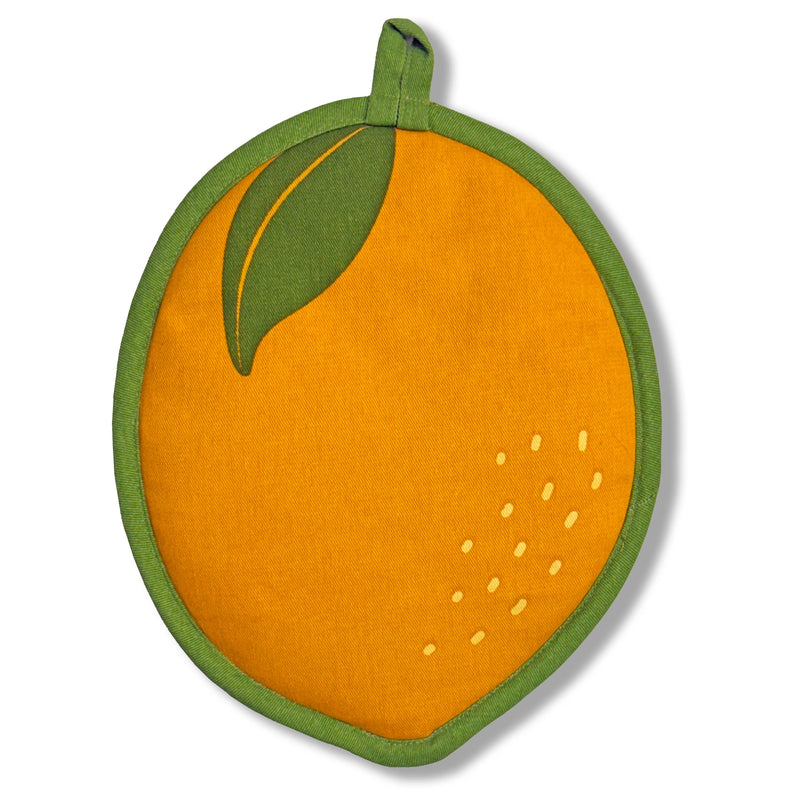 Pot Holder w/ Pocket - Lemon