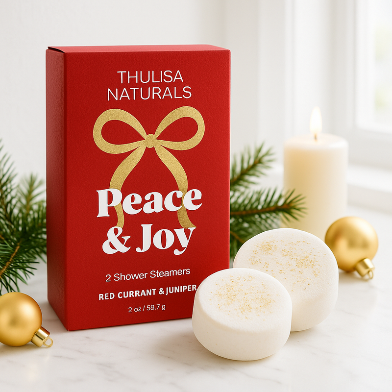 Holiday Shower Steamers - 2 pack - Red Currant and Juniper