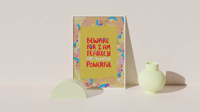 Card - Beware For I Am Fearless