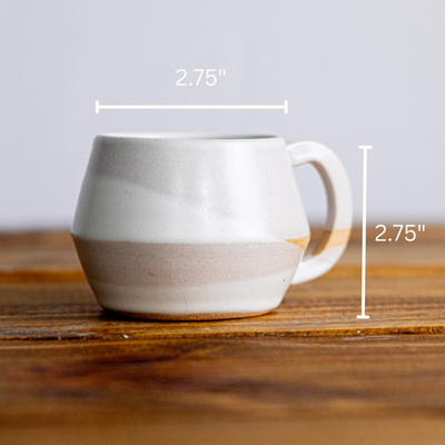 Ceramic Criss-Cross Espresso Mug/Tea Cup