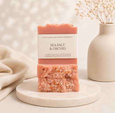 Sea Salt & Orchid- Handcrafted Artisan Soap Bar