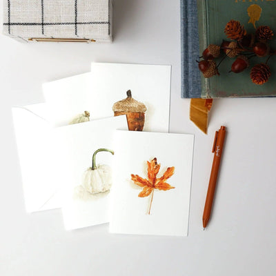 Notecard Set - Assorted Autumn
