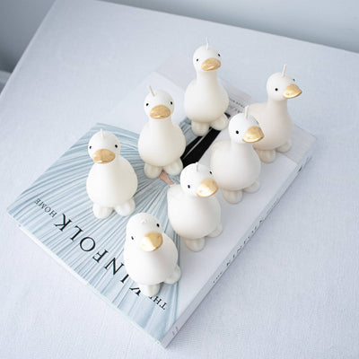 Goose Candle, Farmhouse Animal Candle Decor