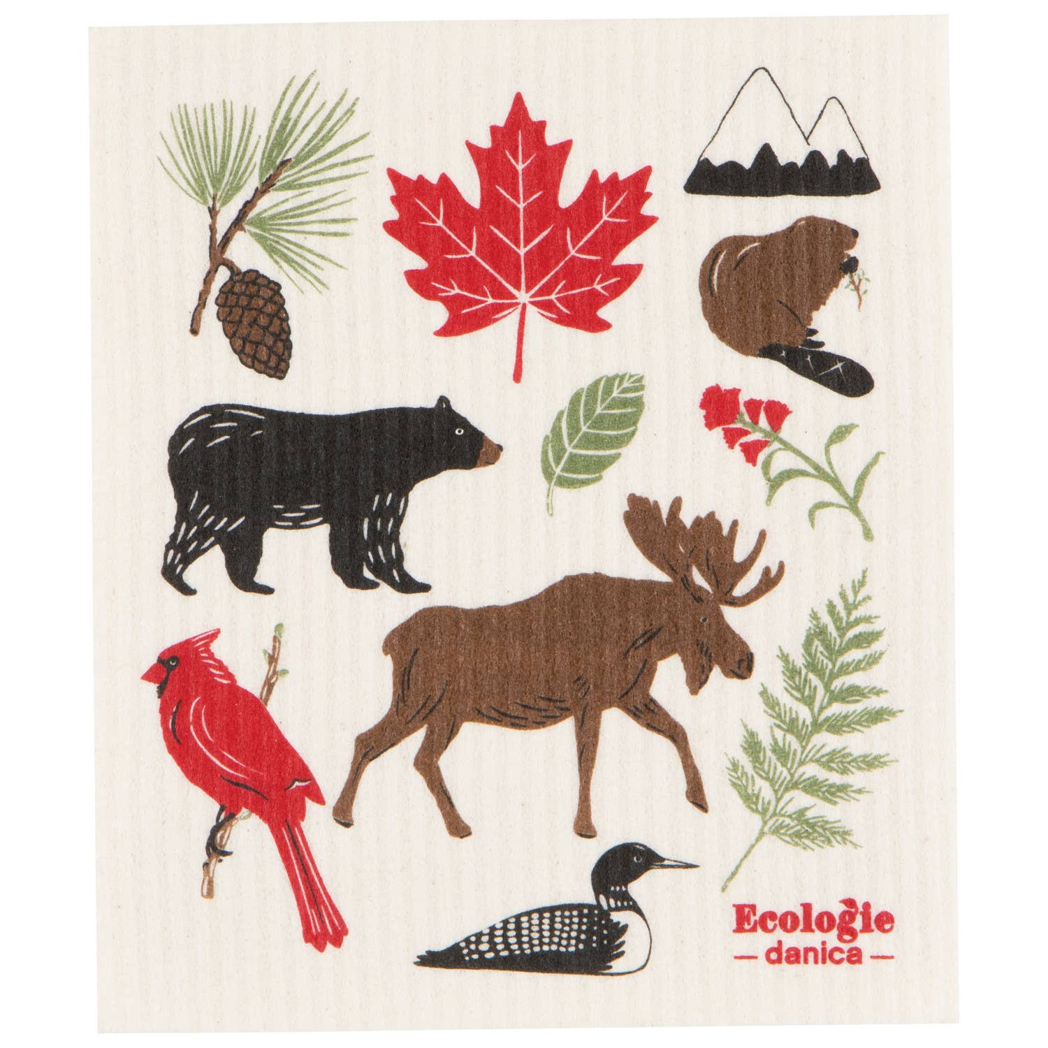 Swedish Dishcloth - Wild North