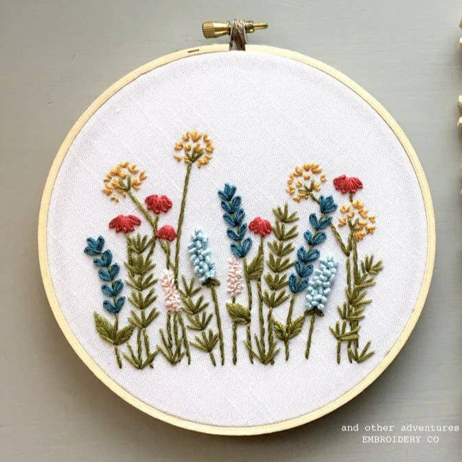 Embroidery Kit - Bright Summer Meadow