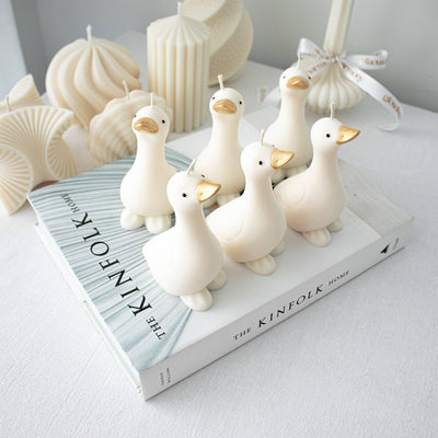 Goose Candle, Farmhouse Animal Candle Decor