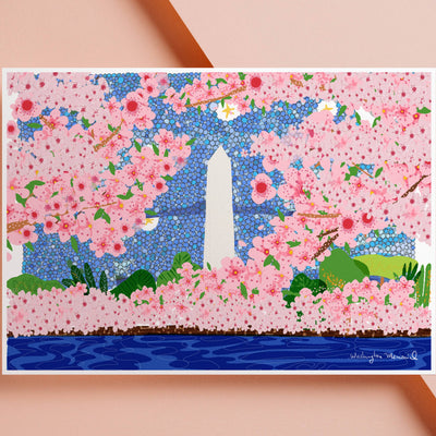 Postcard - Cherry Blossoms