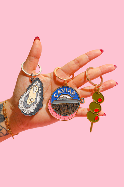 Keychain Bag Charm - Oyster