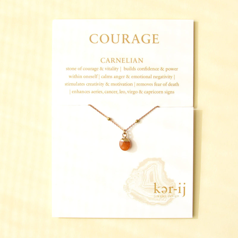 Necklace - Healing Stone with Quote