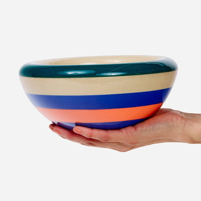 Curvy Bowl - Stripes - Multicolor