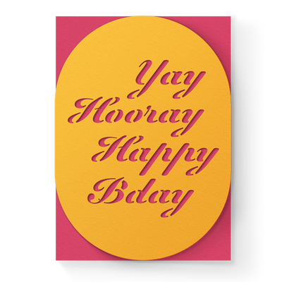 Card - Yay Bday
