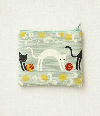 Make Up Bag, Cat Zipper Pouch, Cosmetic Bag, Coin Purse, Fabric Pouch, Cat Pouch