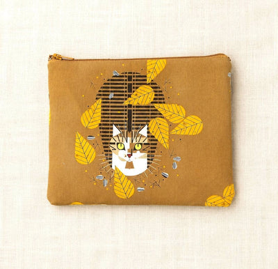 Cat, Mod, Gold Pouches, Coin Purse, Cosmetic Bags