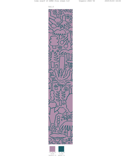 The Woods Are Calling - Knit Scarf - Made in USA: Magnolia in Merino Wool