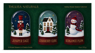 Holiday Shower Steamer Snow Globe Gift Set