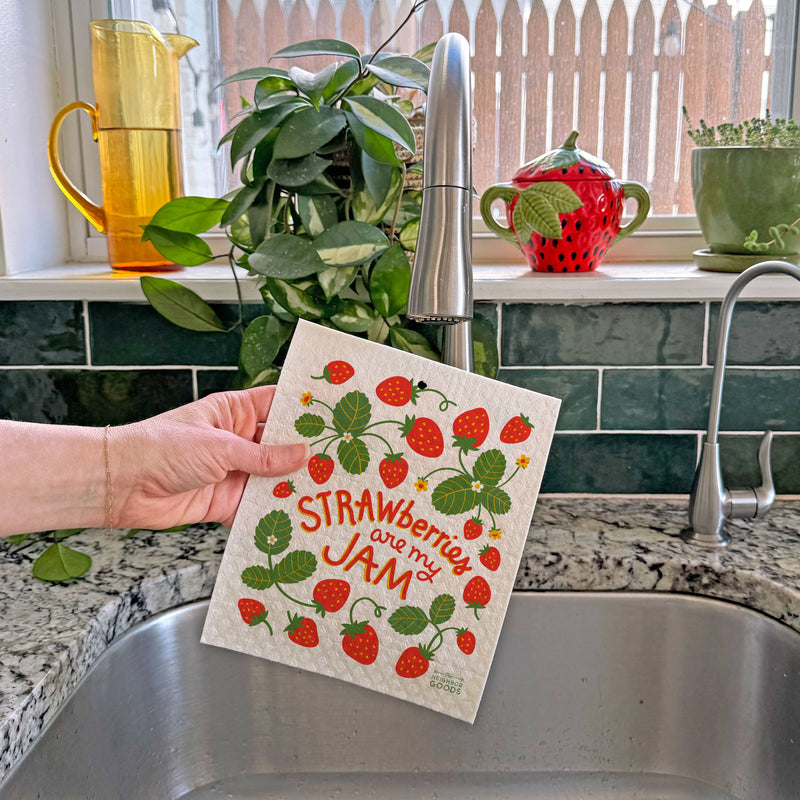 Sponge Cloth - Strawberry