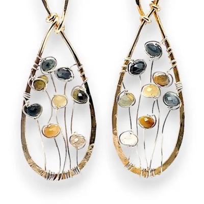 Earrings - Wildflower Cat's Eye