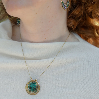 Necklace - Dangerous Curve Turquoise