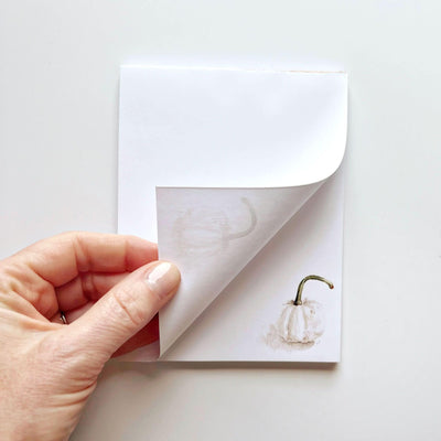 Notepad - White Pumpkin