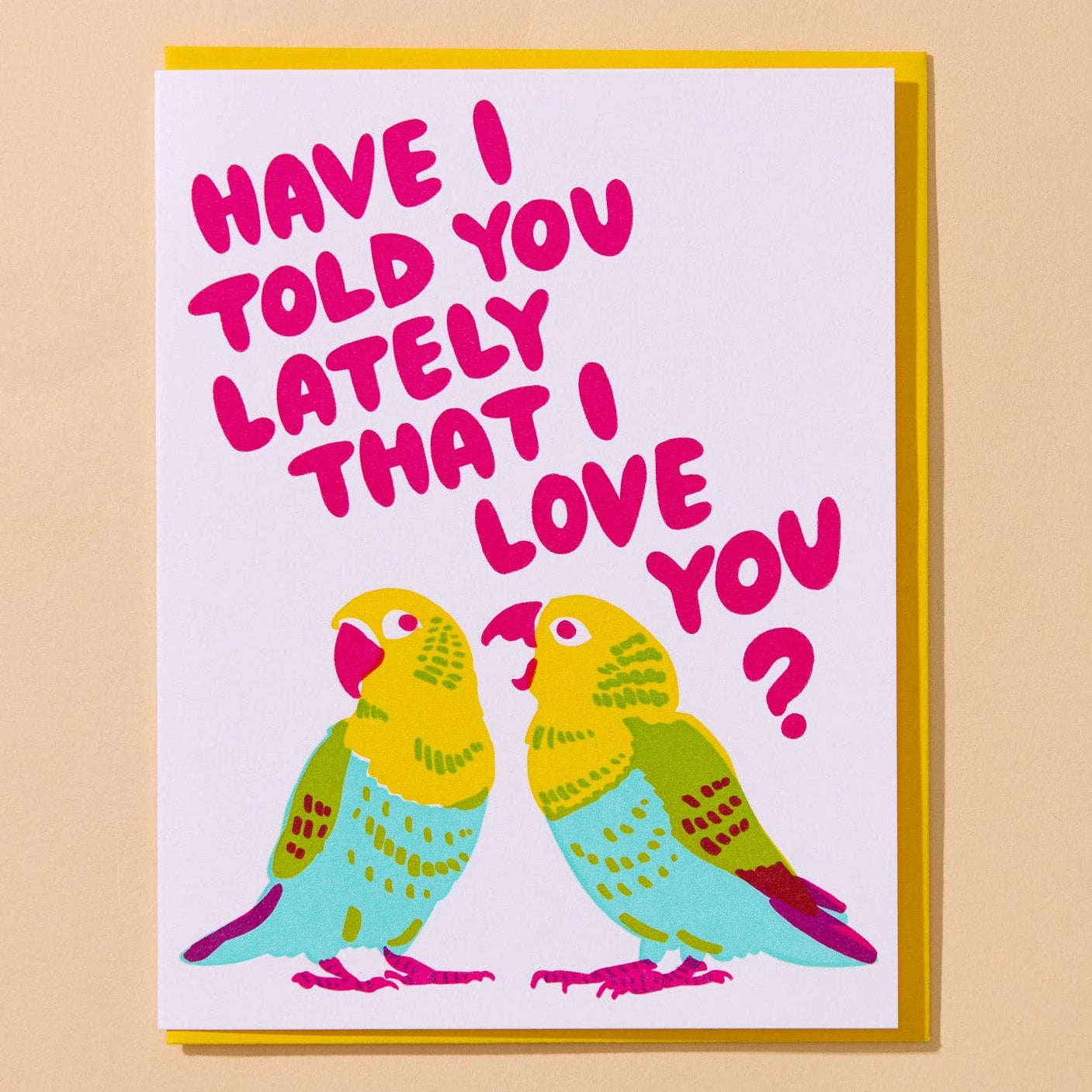Card - Lovebirds