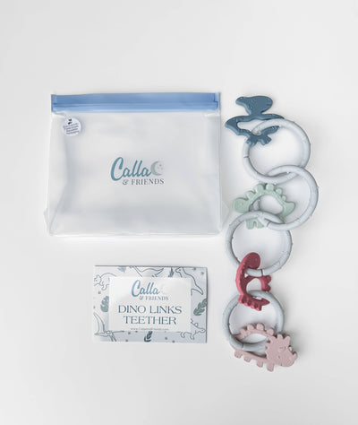 Silicone Teether - Dino Rings