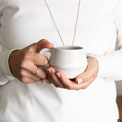 Ceramic Criss-Cross Espresso Mug/Tea Cup