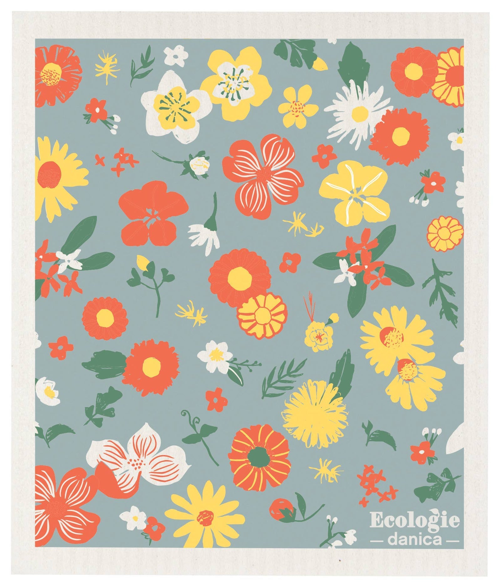 Swedish Dishcloth - Flowers Of The Month