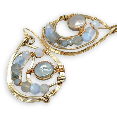 Earrings - Celestial Pearl