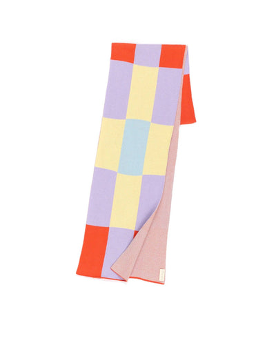 Block Party - Knit Scarf - Made in USA: Birthday Mix in Organic Cotton