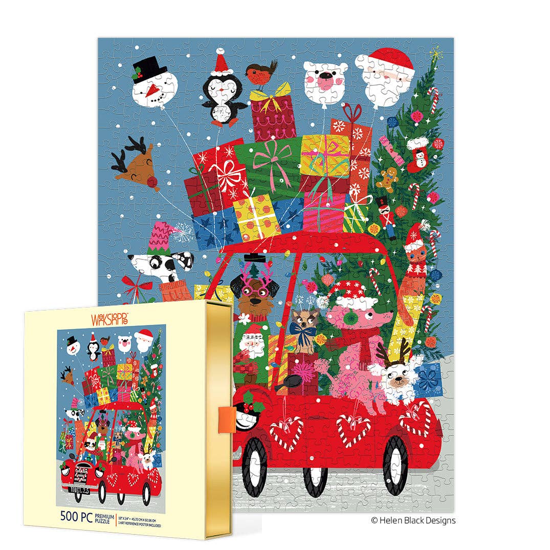 Jigsaw Puzzle - 500 Piece - Festive Fun Car