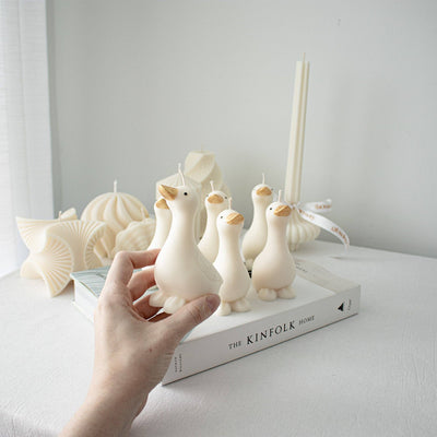 Goose Candle, Farmhouse Animal Candle Decor