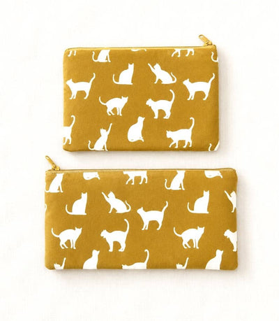 Cat Zipper Pouch, Pencil Case, Make Up Bag, Cosmetic case, Coin Purse, Pouch, Zipper Pouch, Change Pouch: Medium ($13.00)