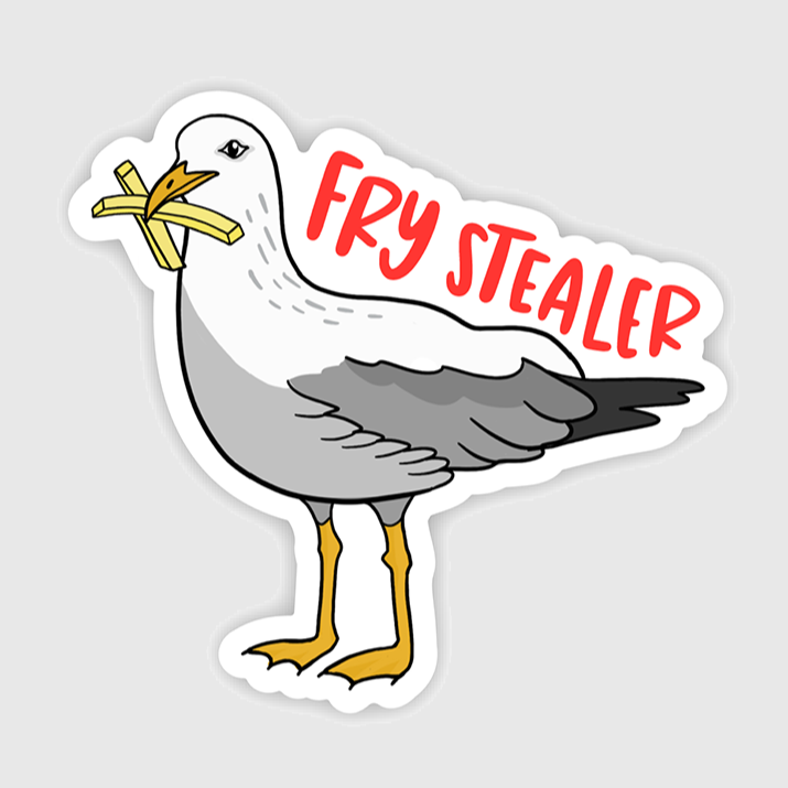 Sticker - Seagull Fry Stealer