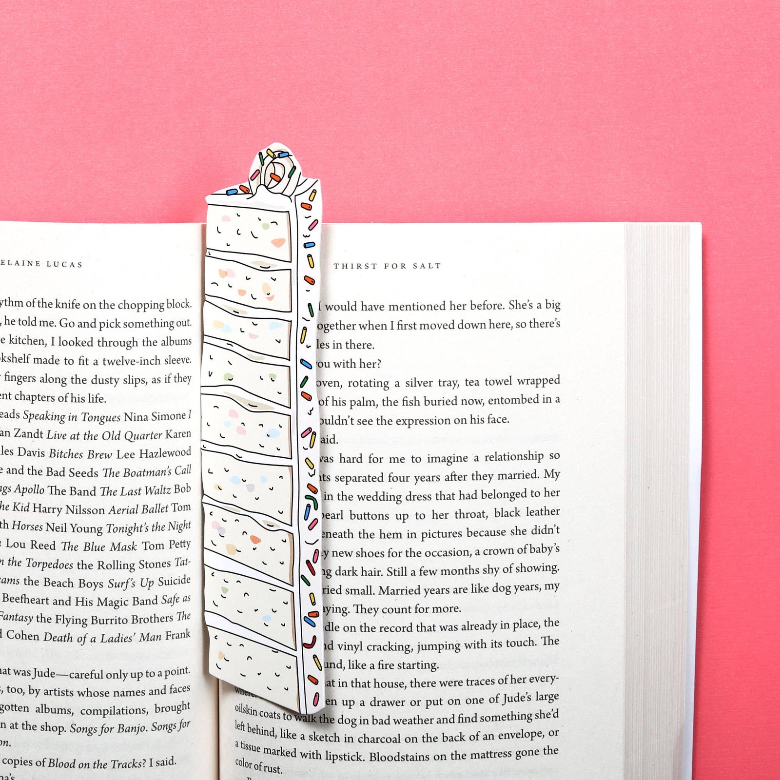 Bookmark - Sprinkle Cake Slice