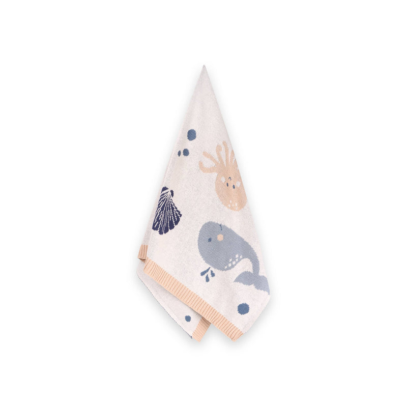 Baby Blanket - Octopus & Whale
