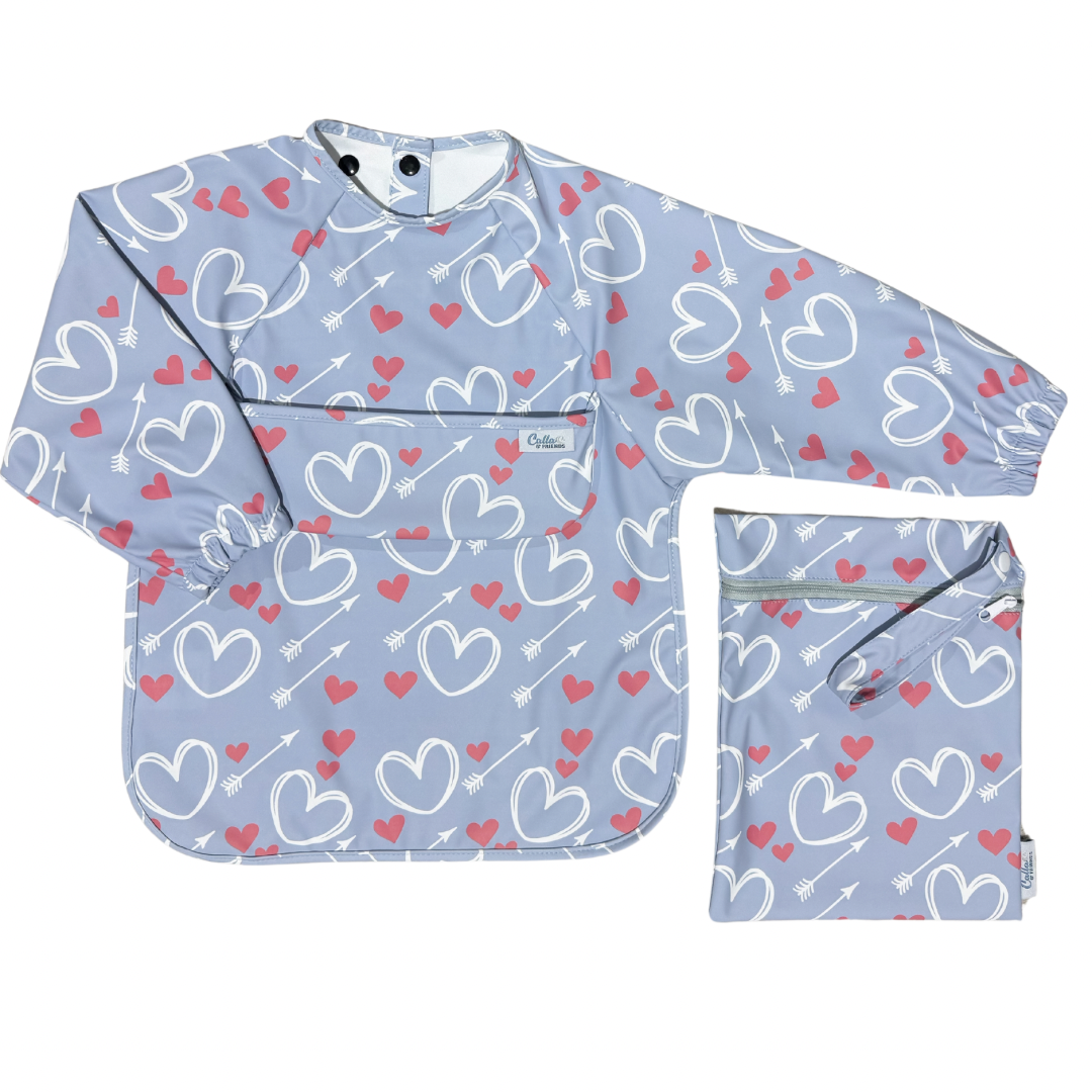 The Grayson Long Sleeve Bib - Love Struck