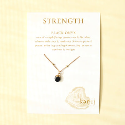 Necklace - Healing Stone with Quote