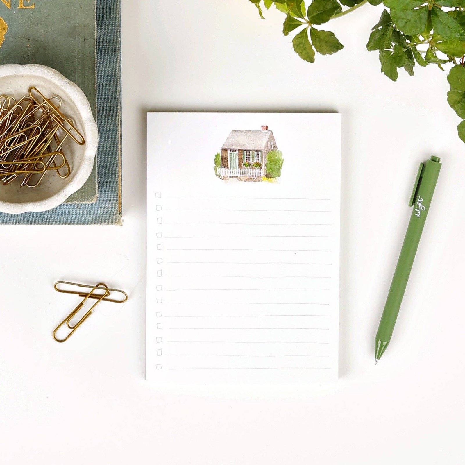 Checklist Notepad - Cottage